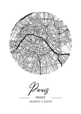 Paris City Map