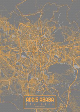 Addis Ababa Map Bauhaus