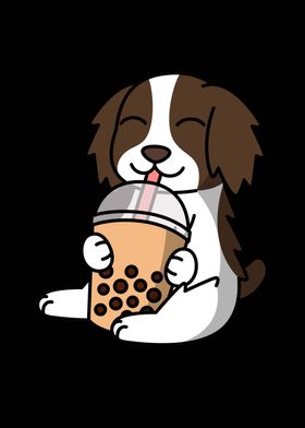 English Springer Boba Tea