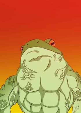 muscular frog