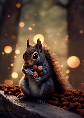 squirrels and chestnuts