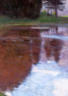 Gustav Klimt Tranquil Pond