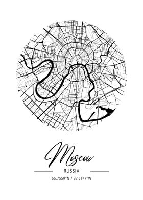 Moscow City Map