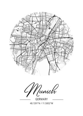 Munich City Map