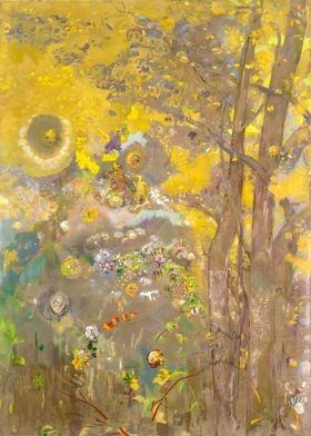 Odilon Redon Yellow Trees