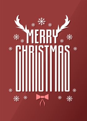 Merry Christmas Red BG