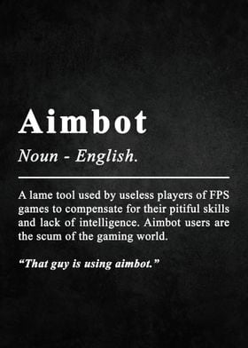 Aimbot Boys Game Room Text