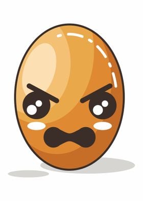 Emoticon Egg Angry