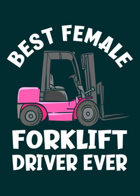 Female Forklift Operator