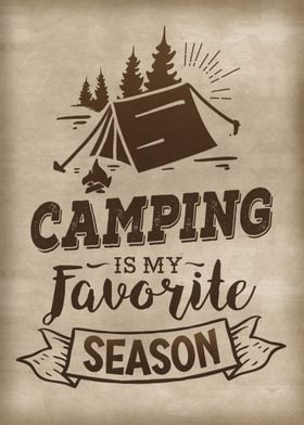 Camping favorite season