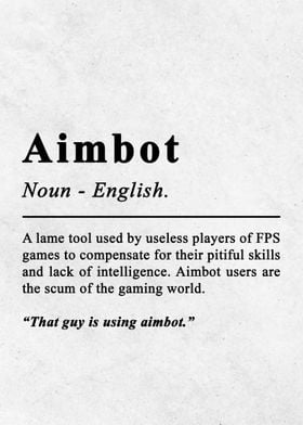 Aimbot Boys Game Room Text