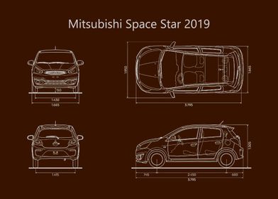 Mitsubishi Space Star 2019