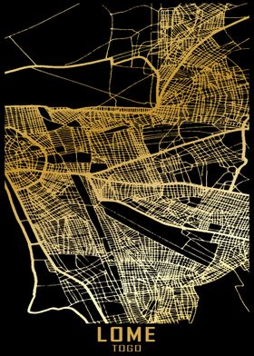 Lome Togo City Map