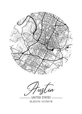 Austin City Map