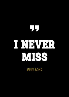 James Bond quote 