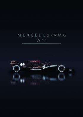 Mercedes W11 Formula 1 Car