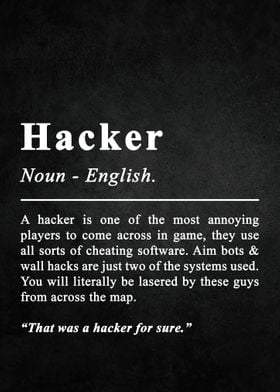 Hacker Boys Game Room Text