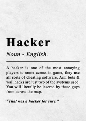 Hacker Boys Game Room Text