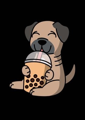 English Mastiff Boba Tea