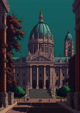 Budapest Pixel art