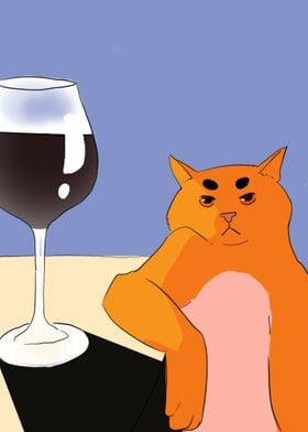 wine cat