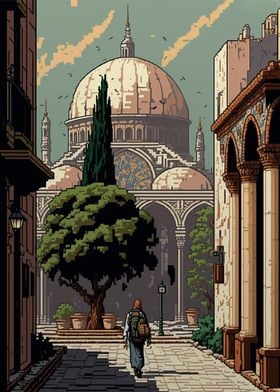 Damascus Pixel art