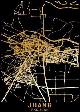 Jhang Pakistan City Map