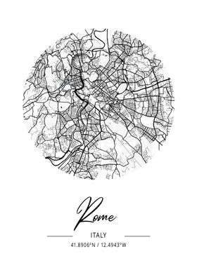 Rome City Map