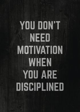 Motivation vs Discipline