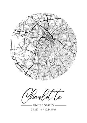 Charlotte City Map