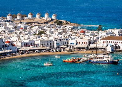 Mykonos from the top