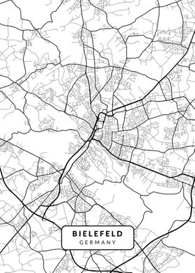 Bielefeld Map city