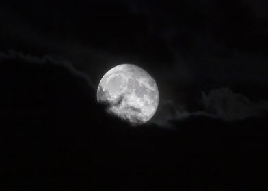 Cloudy Moon