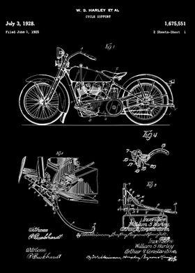 Motorcycle patent 1928