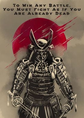 Japanese Samurai Poster