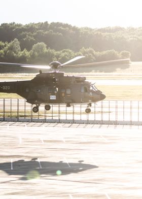 Super Puma in the sunshine