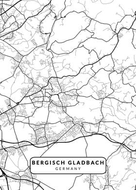 Bergisch Gladbach map