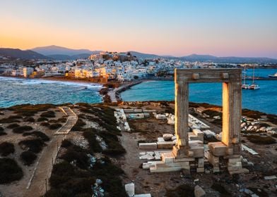 Apollo temple Naxos Greece