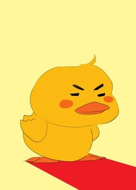 angry little duck