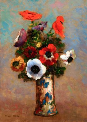 Odilon Redon Les Anemones