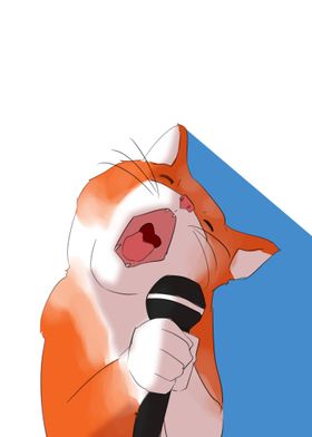 singing cat