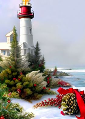 Yuletide Lighthouse 