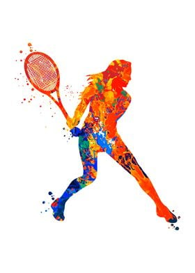 Tennis Player Girl 
