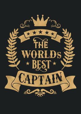 World Best Captain' Poster by XandYart | Displate