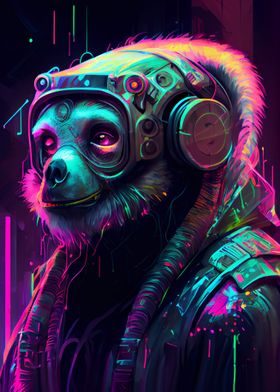 sloth cyberpunk