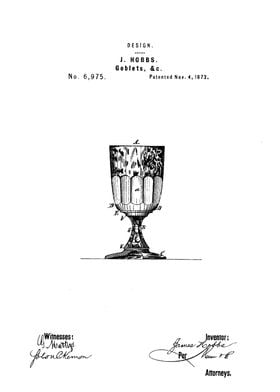 Retro Goblet Cup Patent