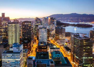 Vancouver skyline Canada