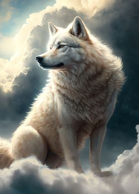 White Wolf In The Sky