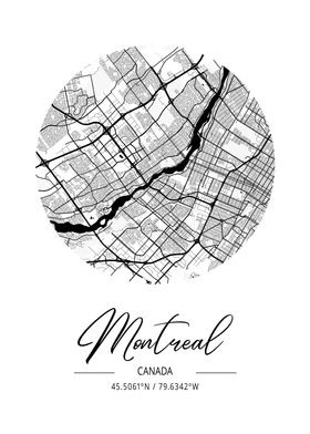 Montreal City Map