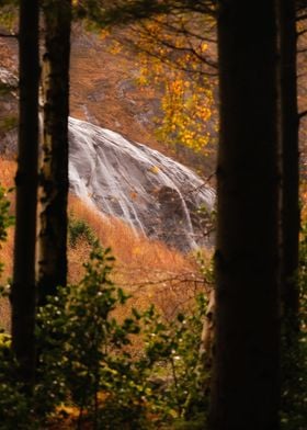 Scenic waterfall